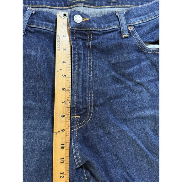Lucky Brand Straight Jeans Mens 38 Blue Denim Pocketed Zip 38X31. - Picture 9 of 12